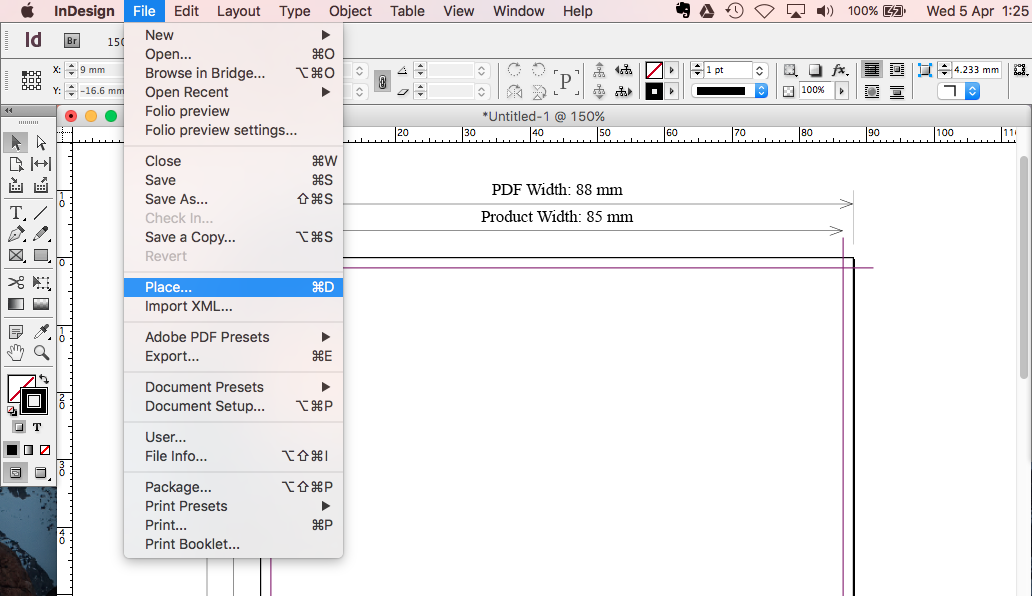 Placing client supplied PDFs into InDesign templates | w3pedia